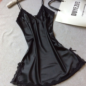 Abby -  Sexy Silk Satin Night Dress