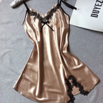 Abby -  Sexy Silk Satin Night Dress