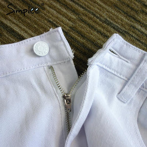 LIARA Pant Female Simplee Summer style white