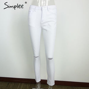 LIARA Pant Female Simplee Summer style white