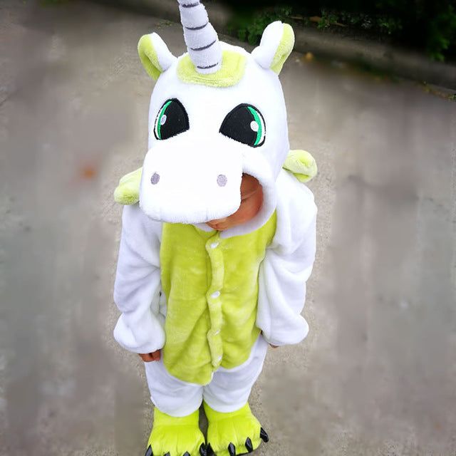 Kigurumi Infantil - Unicórnio de Cores Distintas.